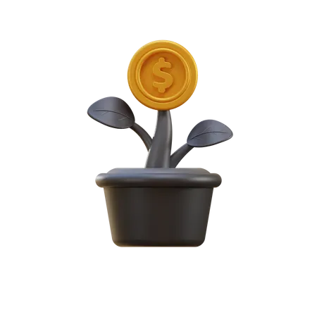 Investition  3D Illustration