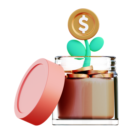 Investition  3D Icon