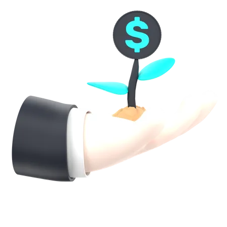 Investition  3D Icon