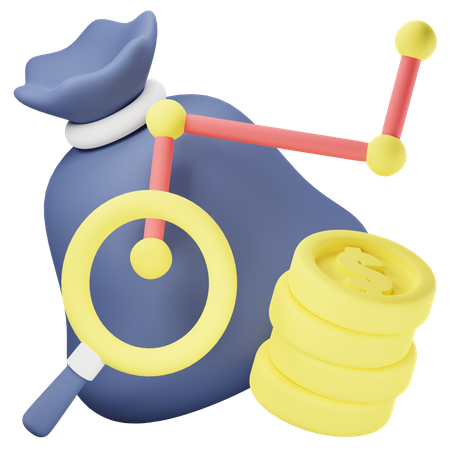 Investition  3D Icon