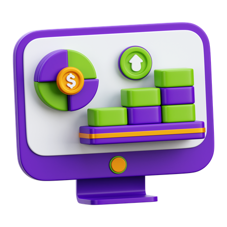 Investitionsdiagramm  3D Icon