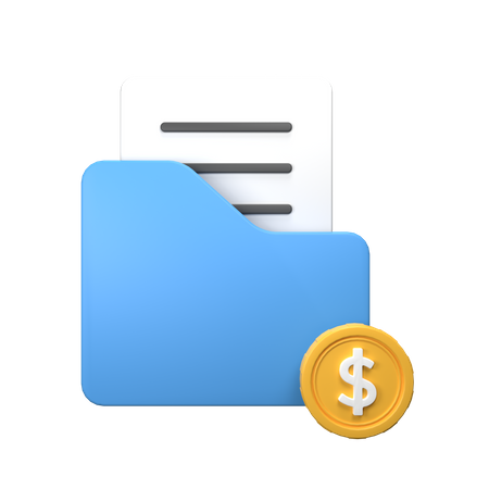 Invoice  3D Icon