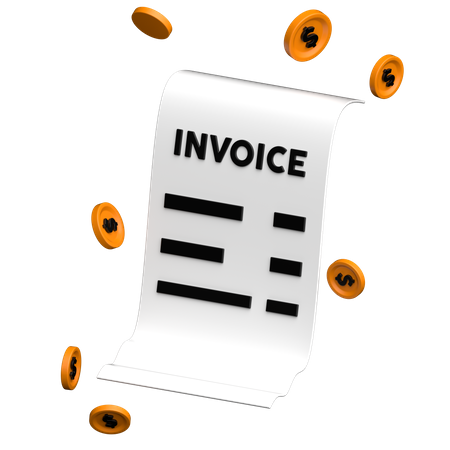 Invoice  3D Icon