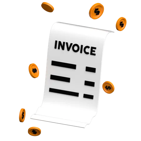 Invoice  3D Icon