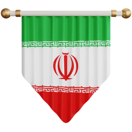 Iran Flag  3D Icon