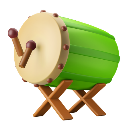 Tambor islâmico  3D Icon