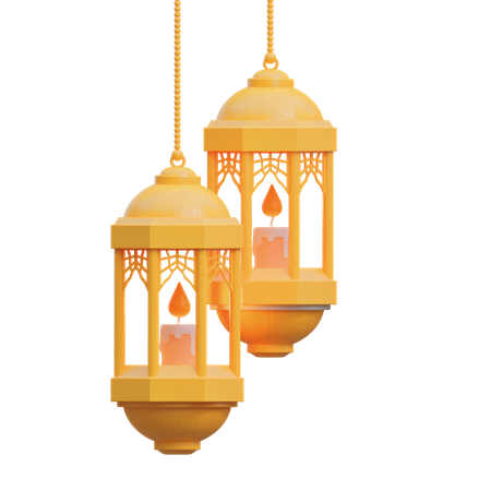 Islamic Lantern  3D Icon