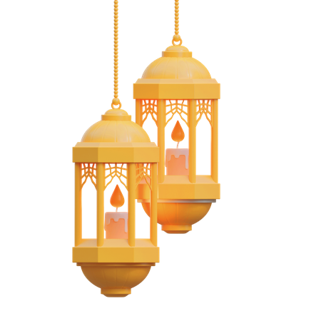 Islamic Lantern  3D Icon