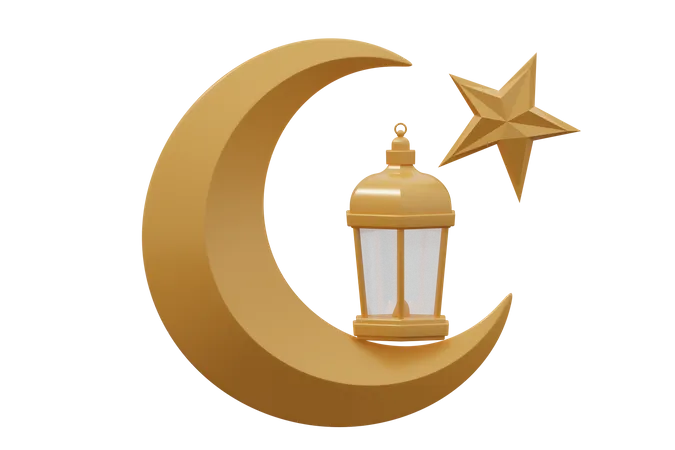 Islamic Lantern  3D Icon