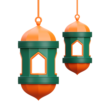 Islamic Lantern2  3D Icon