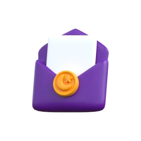 Islamic Mail  3D Icon