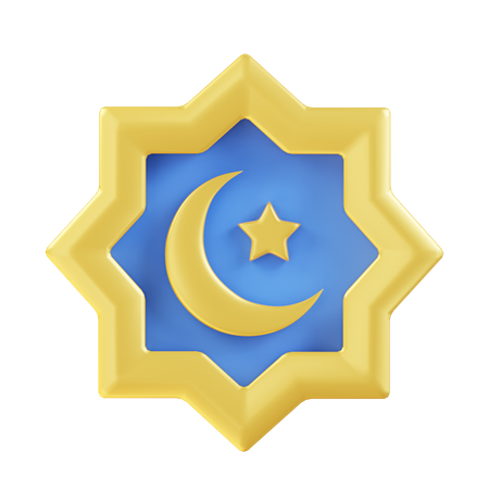 Islamic Ornament  3D Icon