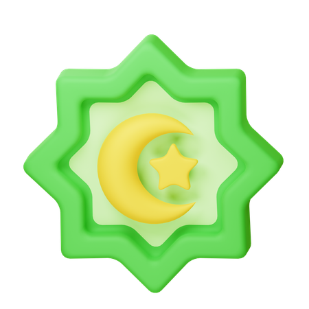 Islamic Ornament  3D Icon