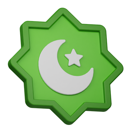 Islamic Ornament  3D Icon