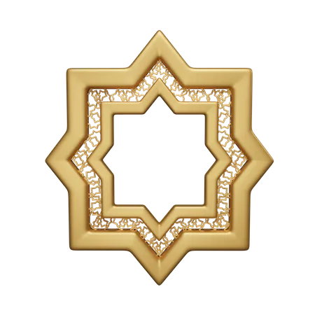 Islamic Ornament  3D Icon