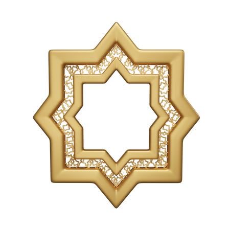 Islamic Ornament  3D Icon