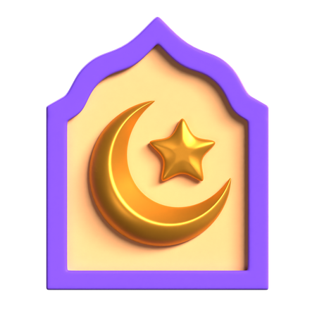 Islamic Ornament  3D Icon