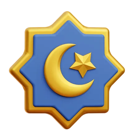 イスラムの装飾  3D Icon