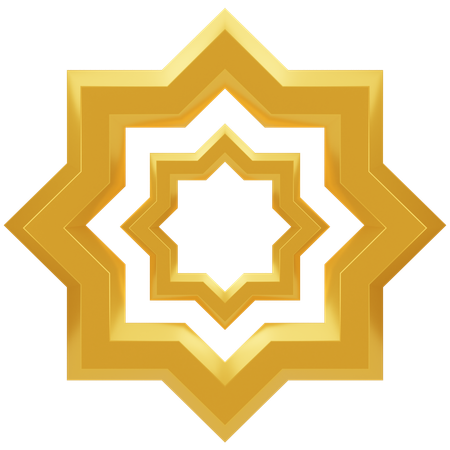 Islamic Ornament Decoration  3D Icon