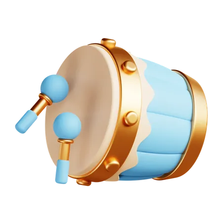 Islamic Traditional Drums  3D Illustration