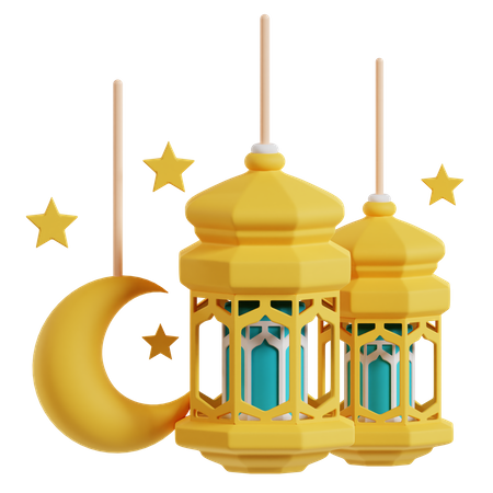 Islamische laterne  3D Icon