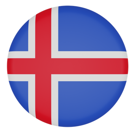 Islande  3D Icon