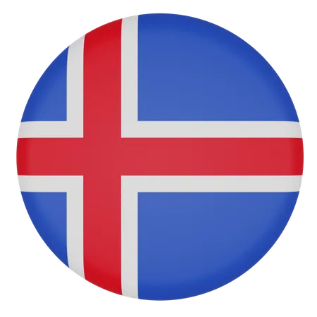 Islande  3D Icon