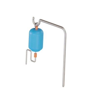 Iv Drip  3D Illustration