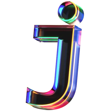 Lettre j  3D Icon