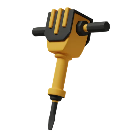 Jack Hammer  3D Icon