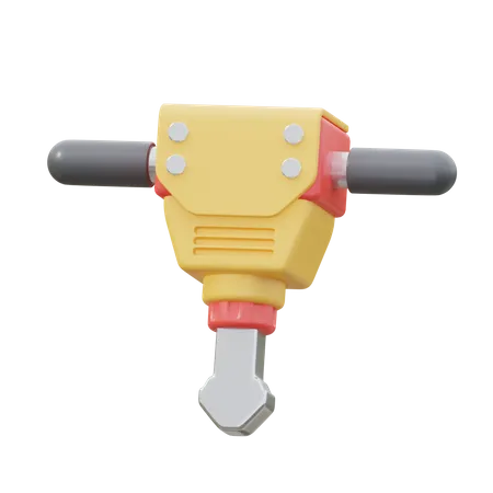 Jack Hammer  3D Icon