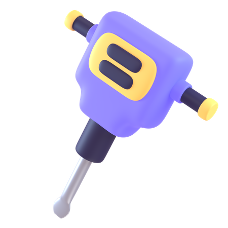 Jack Hammer  3D Icon