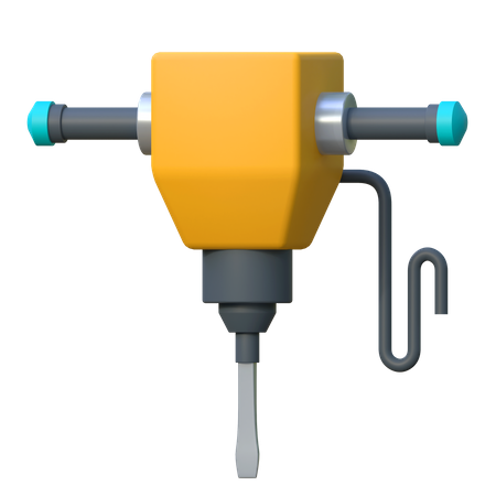 Jack Hammer  3D Icon