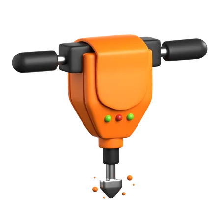 Jack Hammer  3D Icon