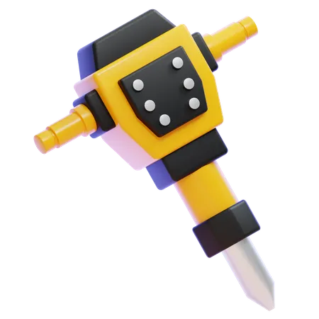 Jack Hammer  3D Icon