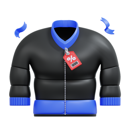 Jacket Discount  3D Icon