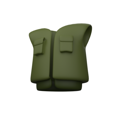 Jacket Vest  3D Icon