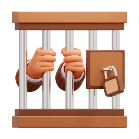 Jail  3D Icon