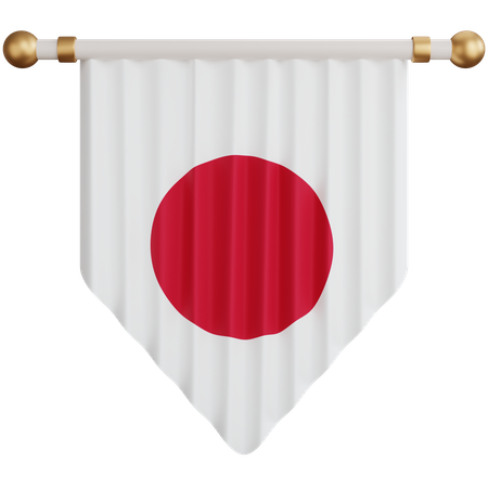 Japan Flag  3D Icon