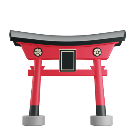 Japanisches tor  3D Icon