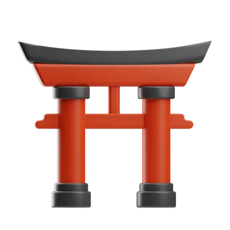 Japanisches tor  3D Icon