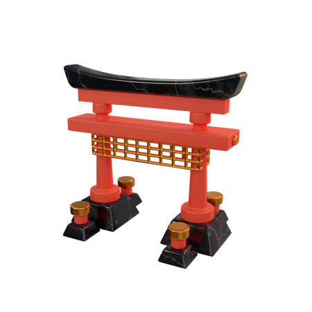 Japanisches tor  3D Icon