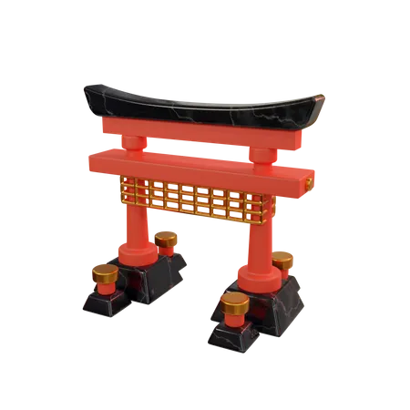 Japanisches tor  3D Icon