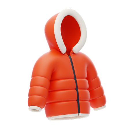 Jaqueta de inverno  3D Icon