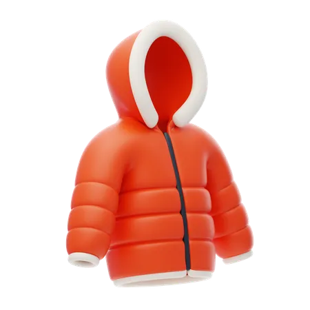 Jaqueta de inverno  3D Icon