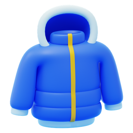 Jaqueta de inverno  3D Icon