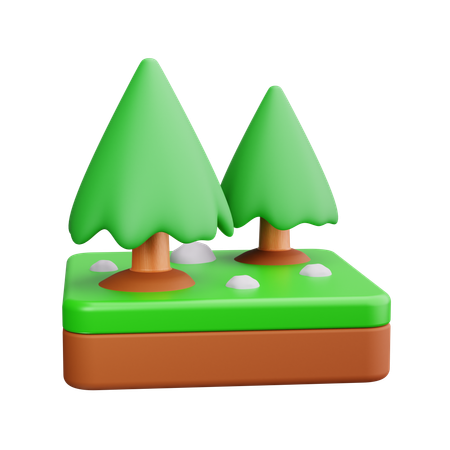 Jardín  3D Icon