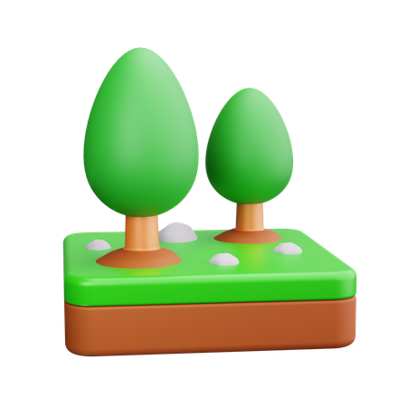 Jardín  3D Icon