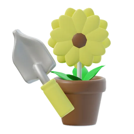 Jardinagem  3D Icon