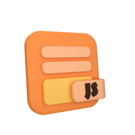 Java Script  3D Icon